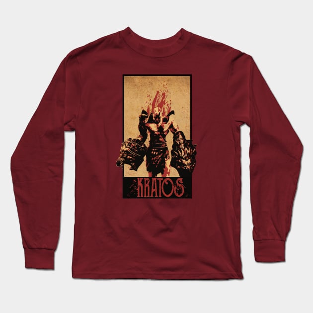 Kratos Redemption Long Sleeve T-Shirt by CTShirts